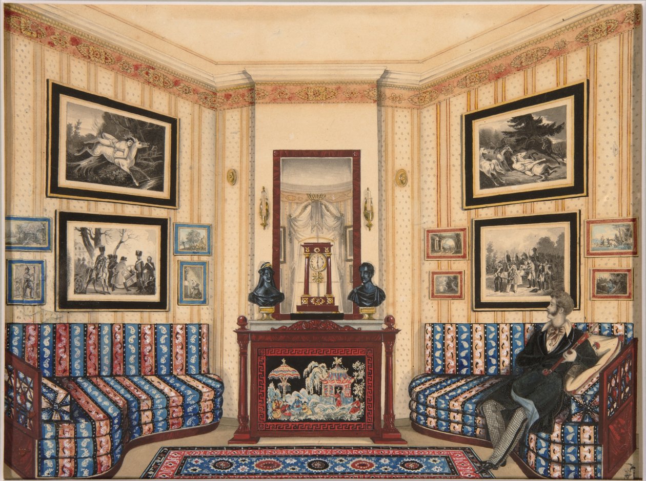 Sala del Principe Golitsyn, 1840s da Unbekannt