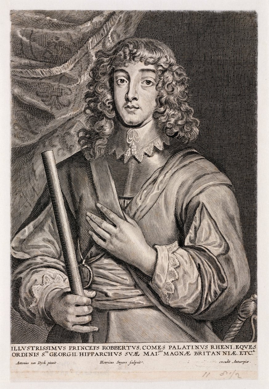 Principe Rupert del Reno, ufficiale di cavalleria, c. 1640 da Unbekannt
