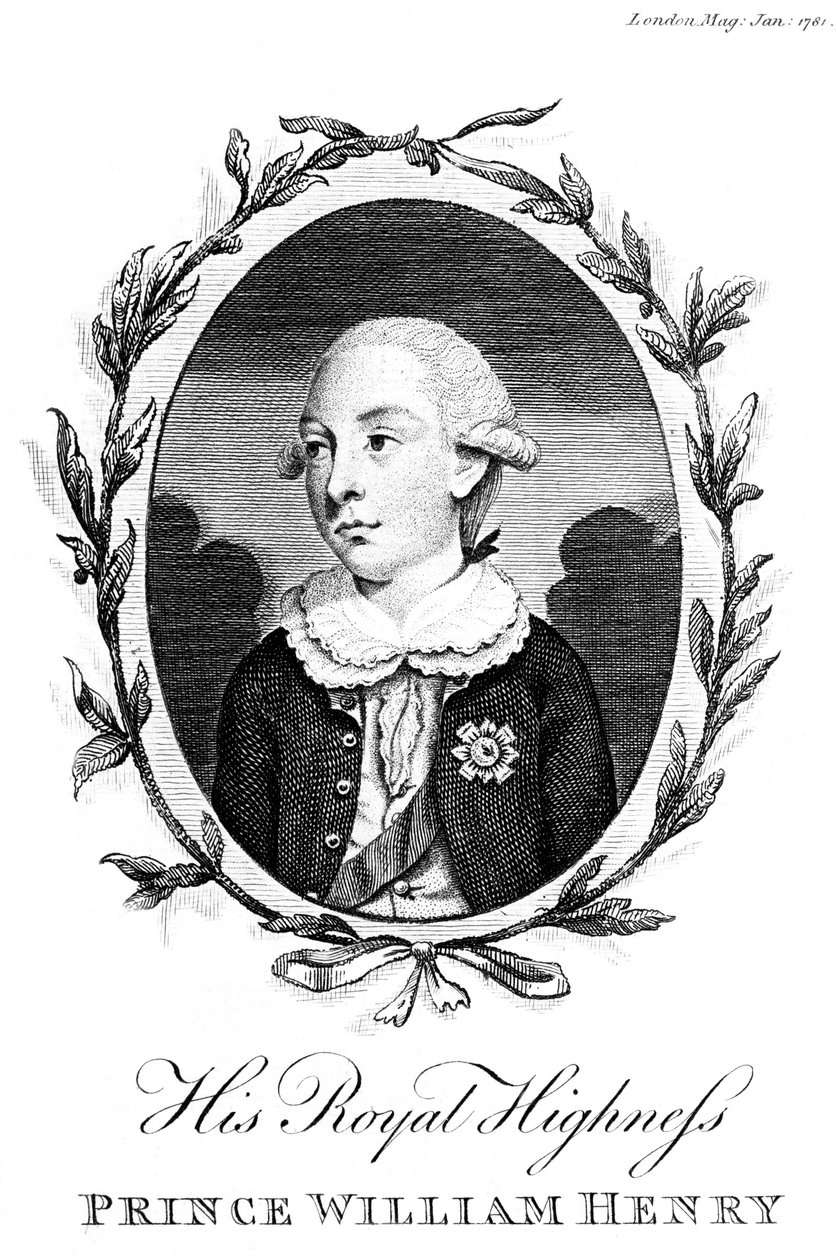 Principe William Henry, terzo figlio di Giorgio III, 1781 da Unbekannt