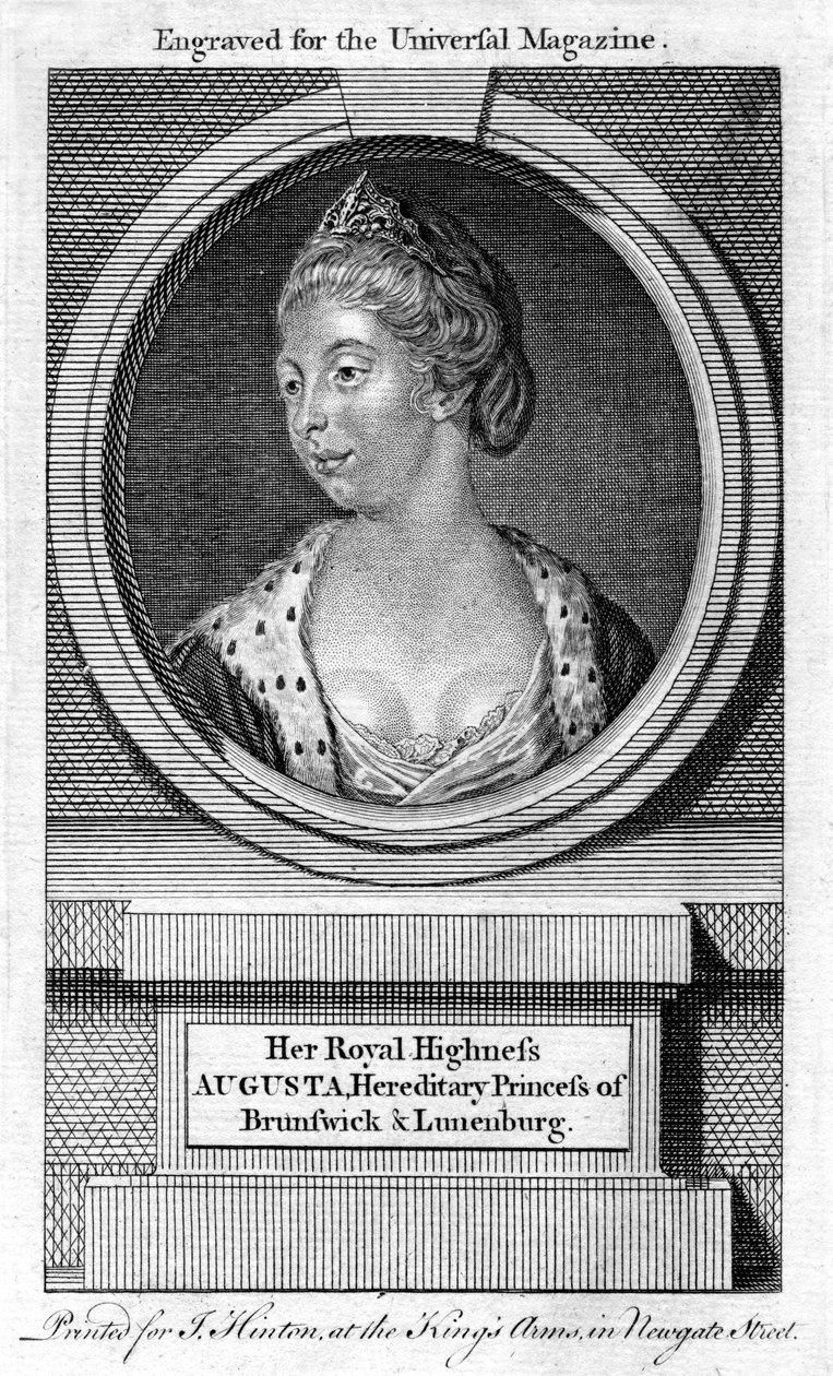 Principessa Augusta Charlotte, Duchessa di Brunswick-Wolfenbuttel da Unbekannt