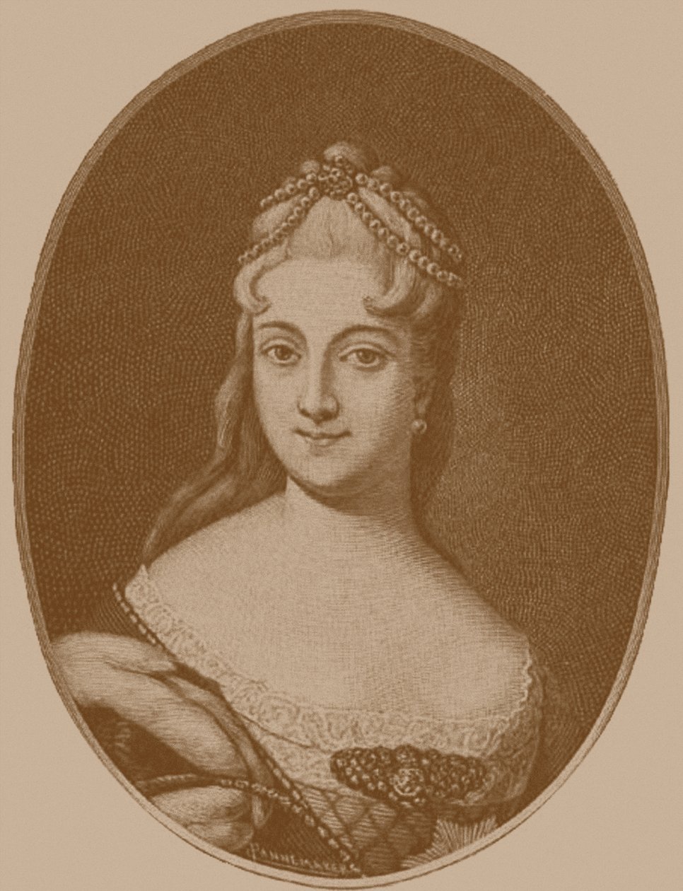 Principessa Ekaterina Alekseyevna Dolgorukova 1712-1747 da Unbekannt