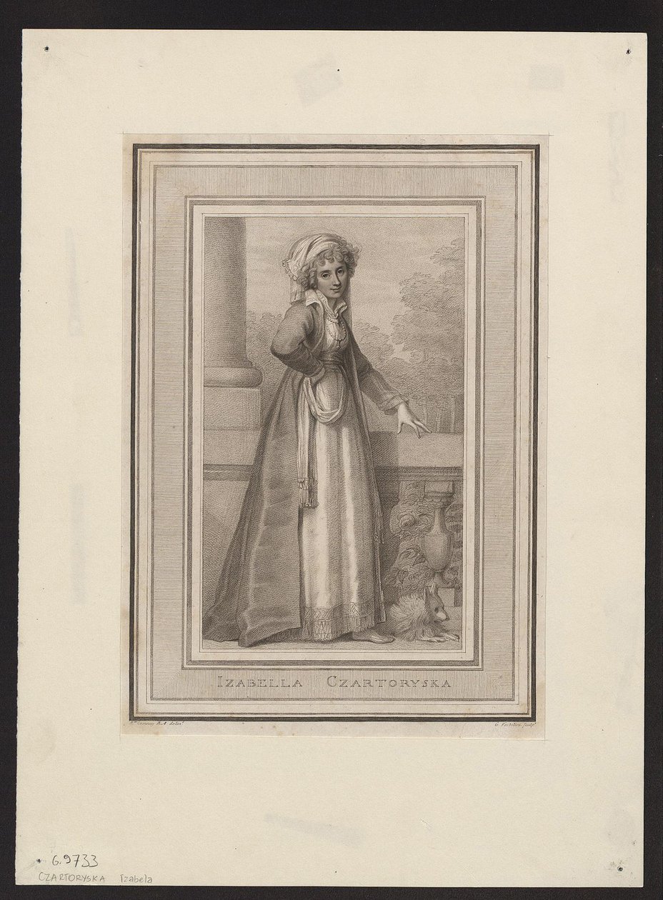 Principessa Izabela Czartoryska, nata Contessa Fleming 1746-1835, XVIII secolo da Unbekannt