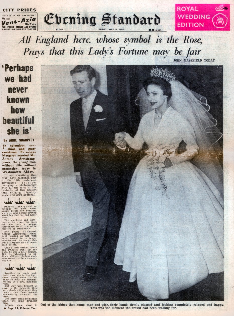 La principessa Margaret sposa Antony Armstrong-Jones, 6 maggio 1960 da Unbekannt