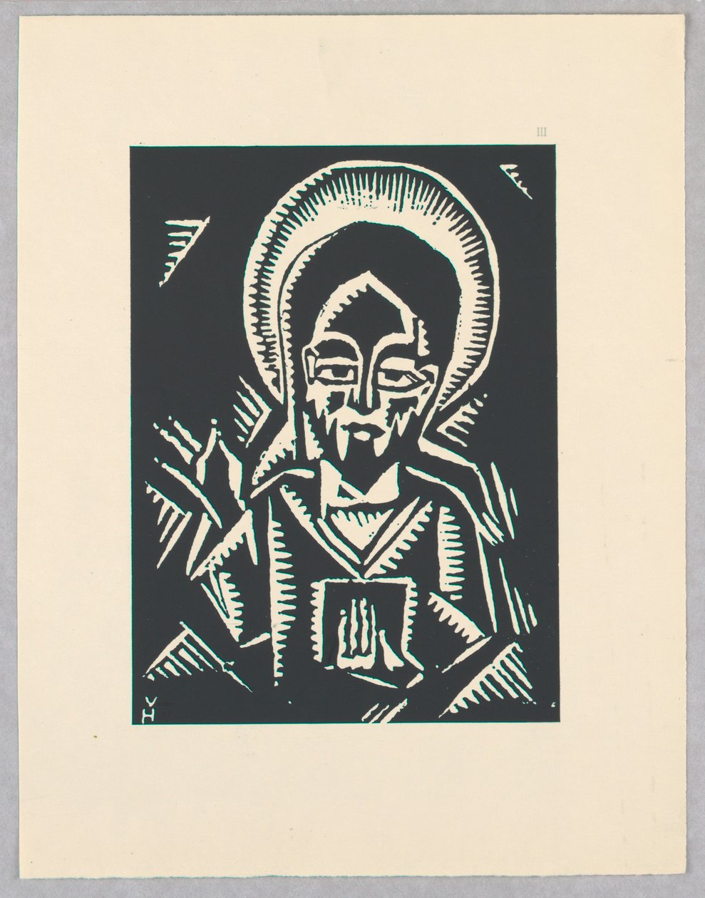 Stampa, Christos Zehajici, Cristo, Tavola III, Etiopia, cili Christos, Madonna e Santi, come li ho visti nelle illuminazioni dei vecchi codici etiopi Portfolio da Unbekannt