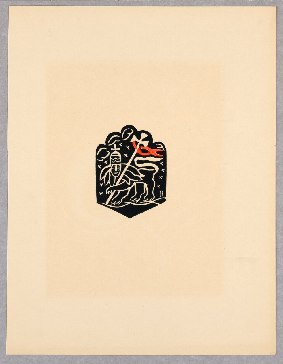 Stampa, Vignetta, Tavola X, Etiopia, cili Christos, Madonna e Santi, come li ho visti nelle illuminazioni dei vecchi codici etiopi Portfolio, 1920 da Unbekannt