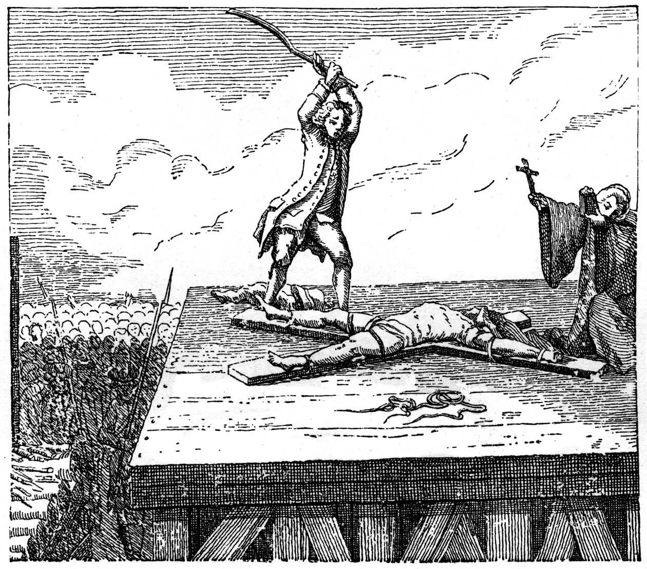 Prigioniero riceve tortura, 1885 da Unbekannt