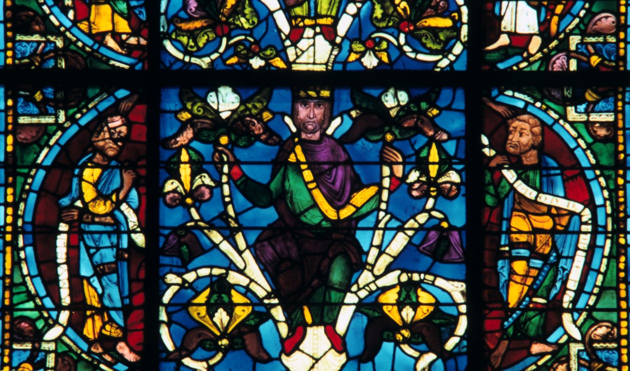 Profeta, vetrata, Cattedrale di Chartres, Francia da Unbekannt