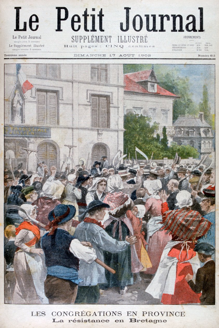 Protesta in Bretagna, 1902 da Unbekannt