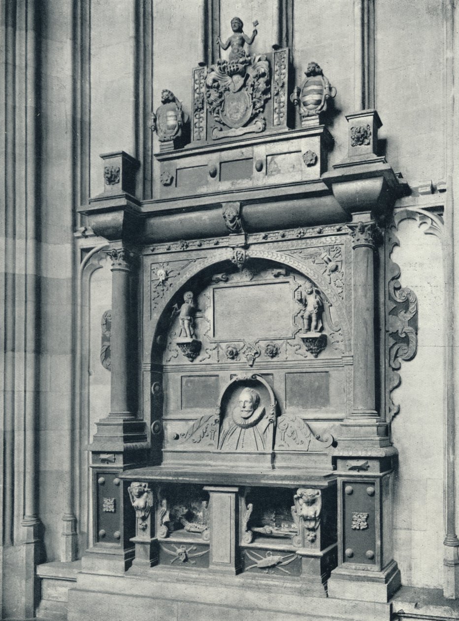 Tomba del Prevosto Murray 1624 alla fine orientale della Cappella, 1926 da Unbekannt