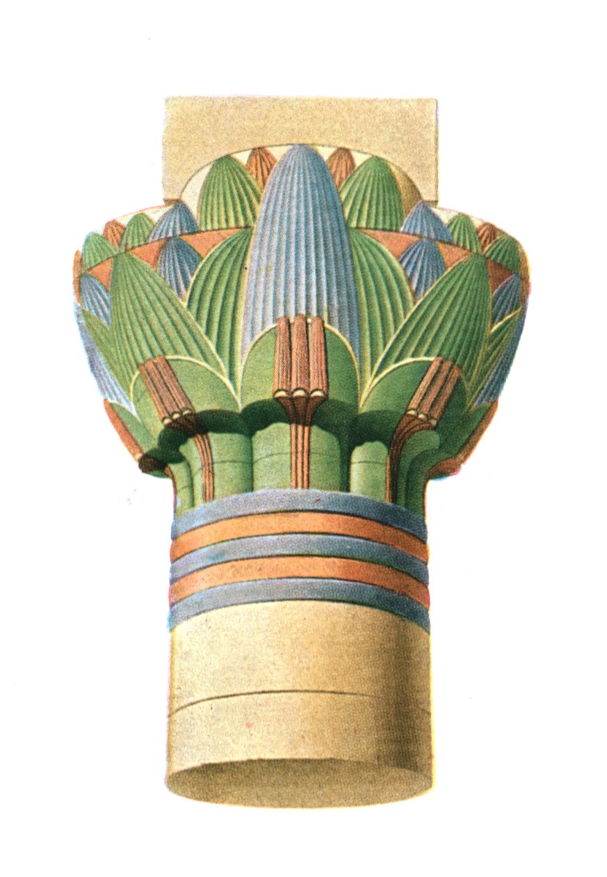 Capitello tolemaico, Edfu, Egitto, 1928 da Unbekannt