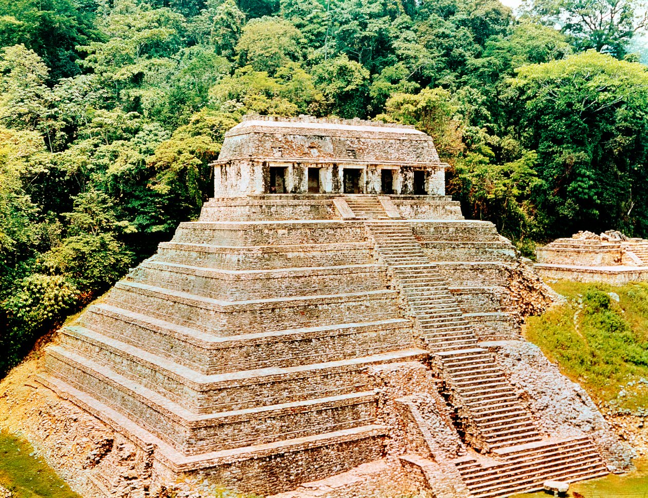 Piramide e Tempio delle Iscrizioni, Palenque, Messico, VII secolo da Unbekannt
