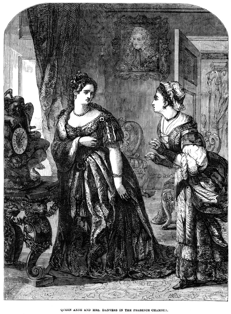 Regina Anna 1665-1714 e Mrs Danvers nella camera di presenza da Unbekannt
