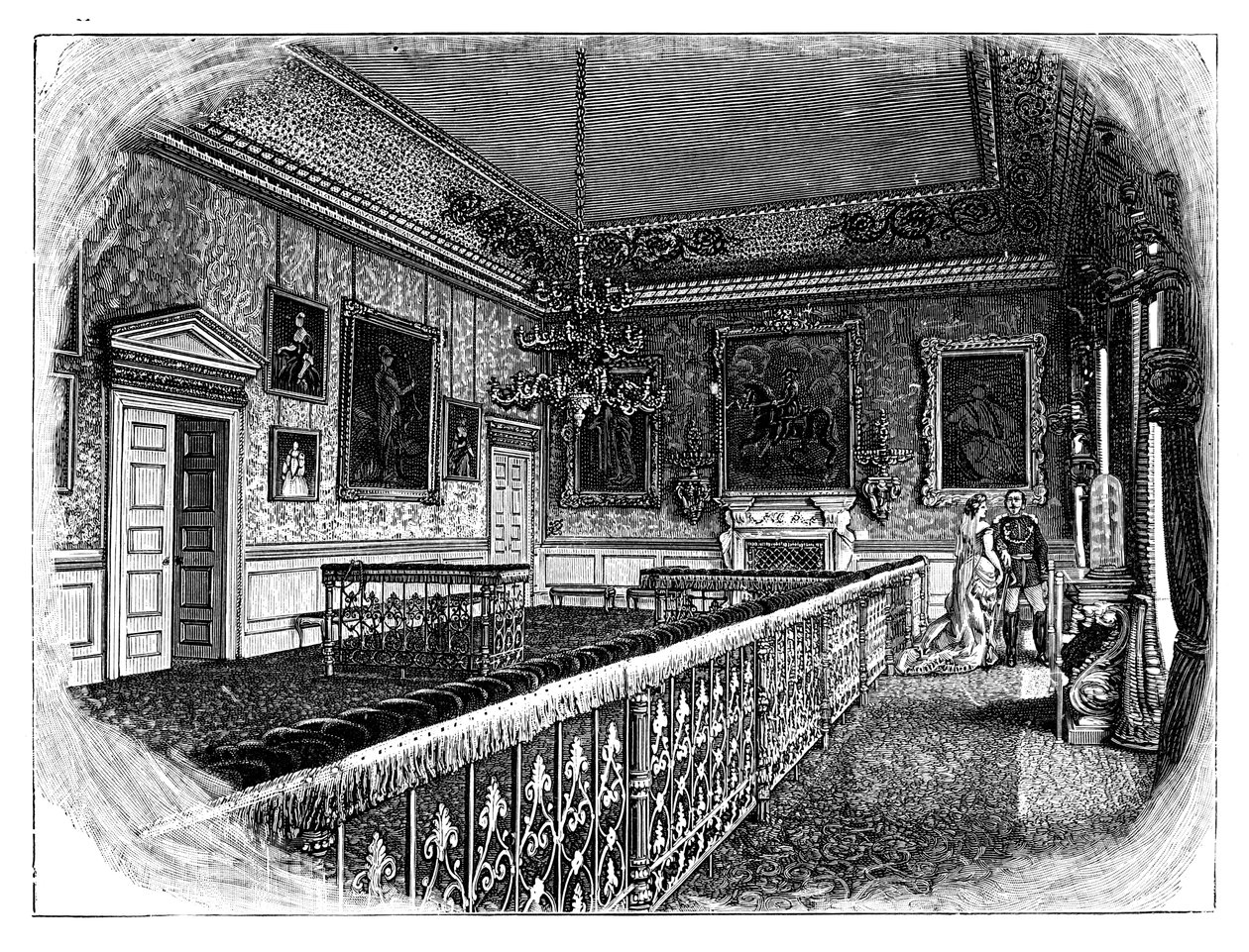 Stanza della regina Anna, Palazzo di St James, Londra da Unbekannt