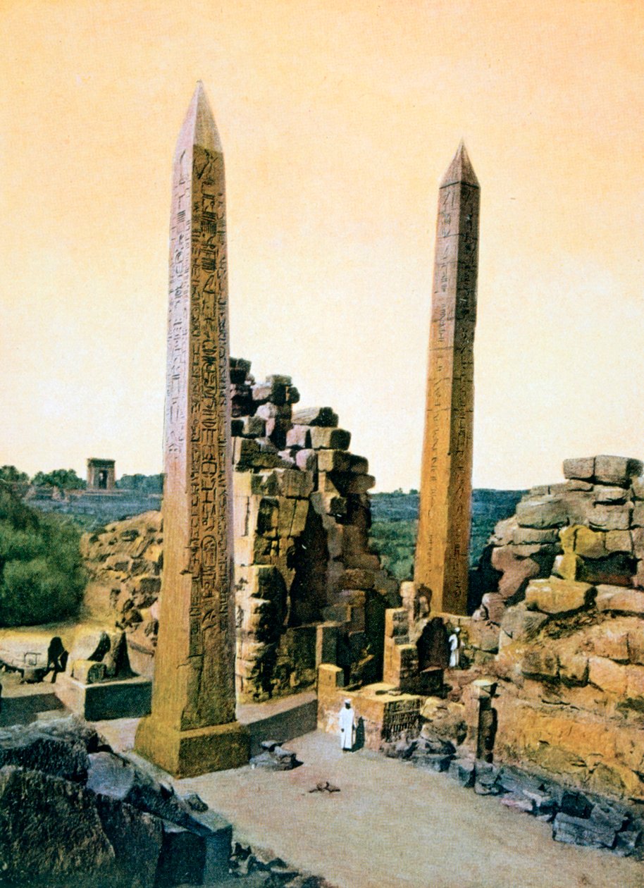 Obelisco della regina Hatshepsut, Tempio di Amon, Karnak, Luxor, Egitto da Unbekannt