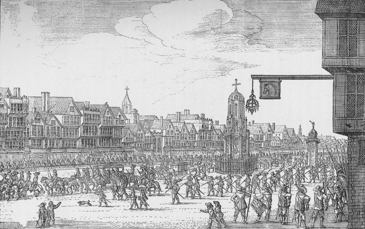 Ingresso della Regina Enrichetta Maria a Londra da Unbekannt
