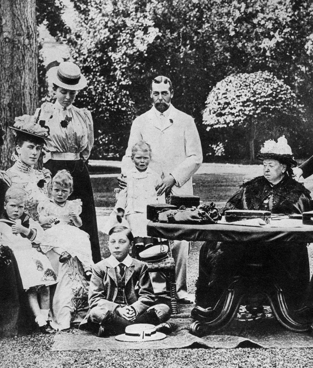 La regina Vittoria e la famiglia a Osborne House da Unbekannt