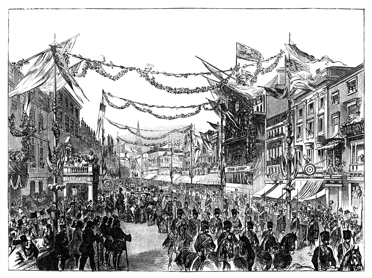 Visita della regina Vittoria a Birmingham, 1858 da Unbekannt