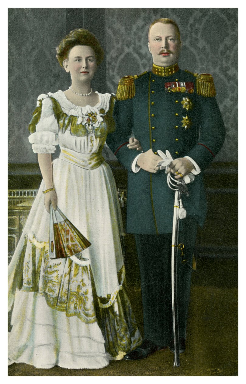 Regina Guglielmina e Principe Enrico dei Paesi Bassi, c1900s-c1910s da Unbekannt