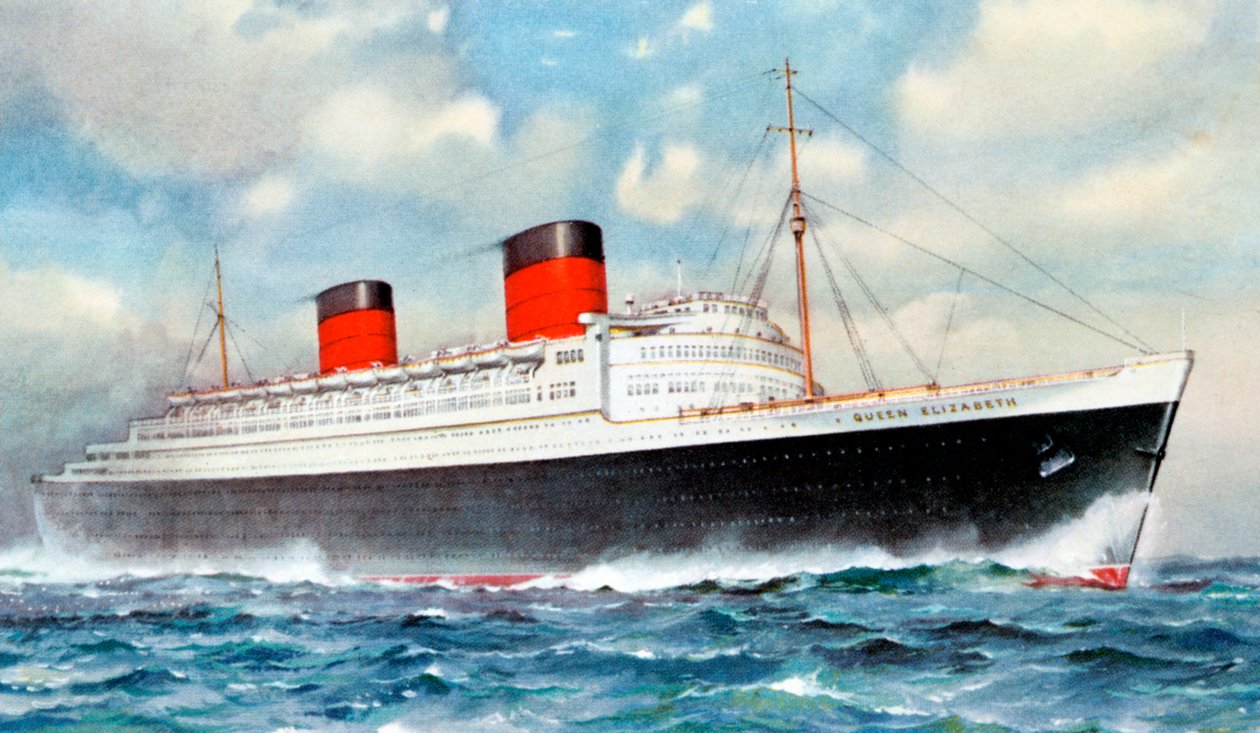 RMS Queen Elizabeth, transatlantico della Cunard, XX secolo da Unbekannt