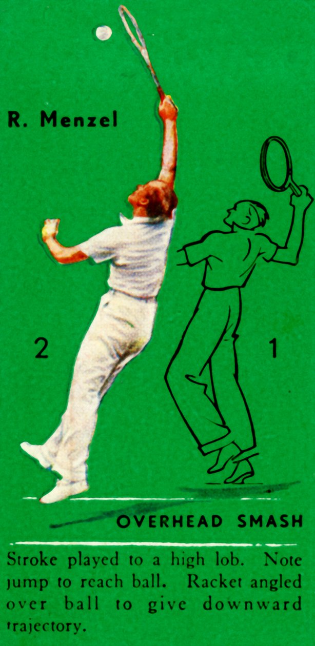 R. Menzel - Smash sopra la testa, c1935 da Unbekannt