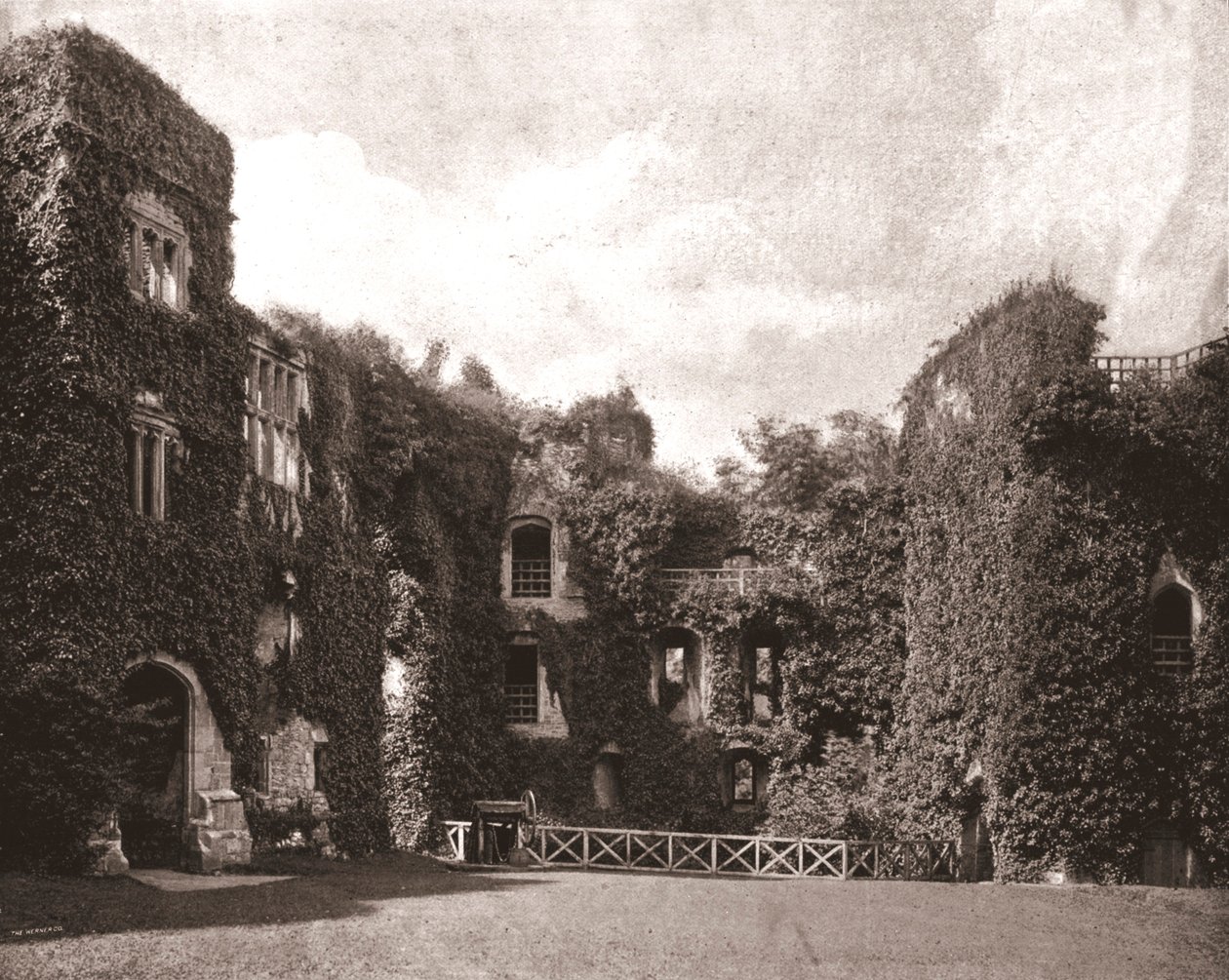 Castello di Raglan, Monmouthshire, Galles, 1894 da Unbekannt