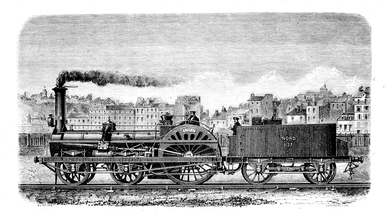 Locomotiva a vapore progettata nel 1849 dall
