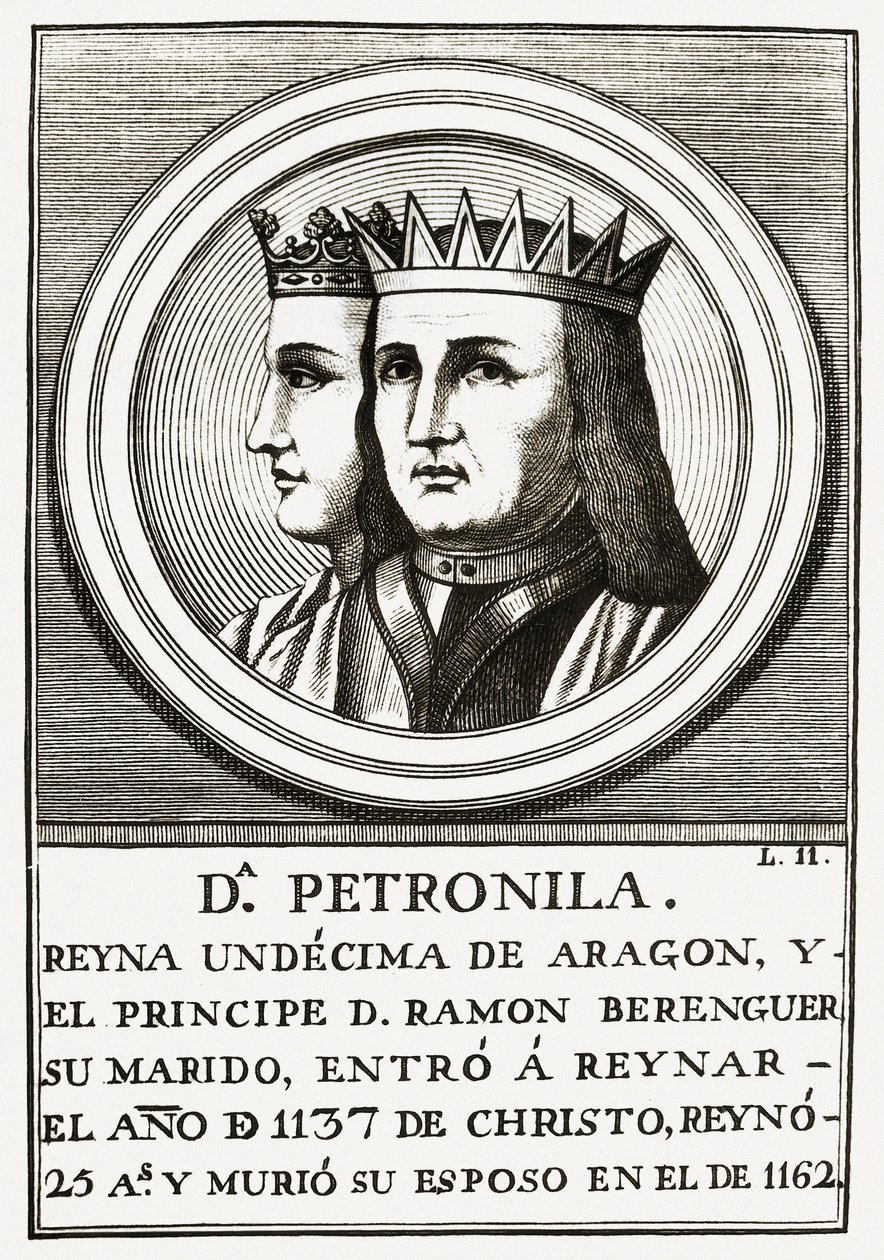 Raimondo Berengario IV di Barcellona e Petronilla Regina d