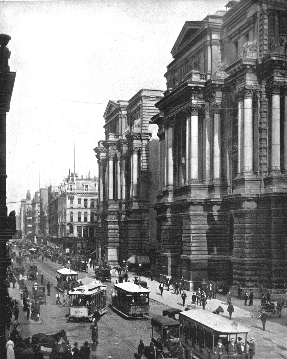 Randolph Street, Chicago, Illinois, USA, c1900 da Unbekannt
