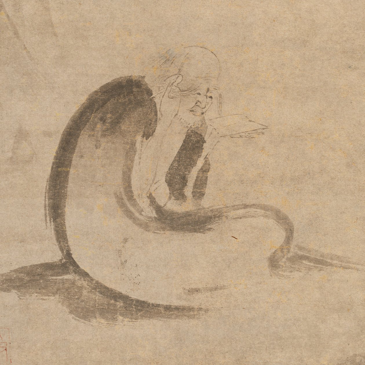Lettura di un Sutra al Chiaro di Luna da Unbekannt