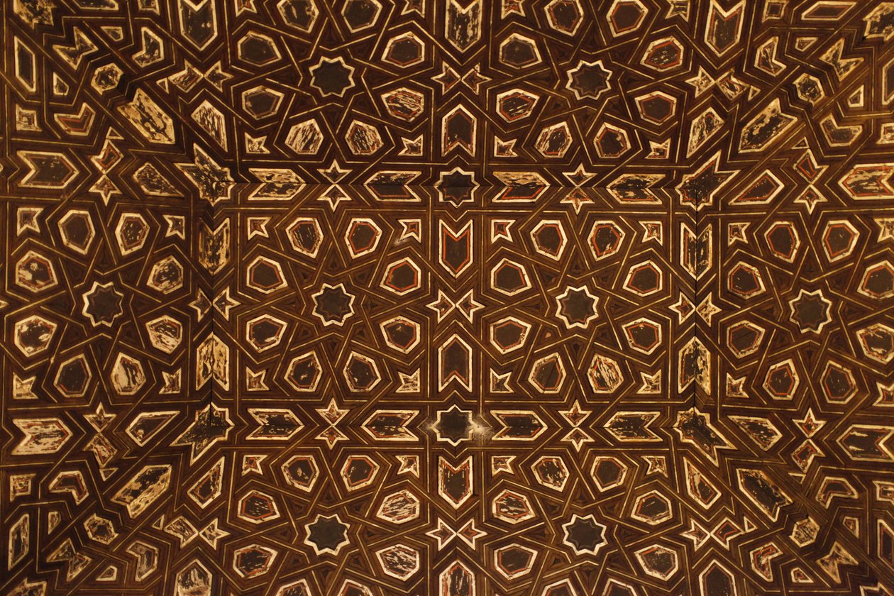 Real Alcázar di Siviglia - decorazione del soffitto, Siviglia, Spagna da Unbekannt