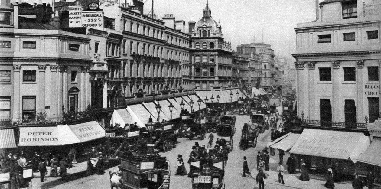 Regent Circus Oxford Circus, Londra, 1880s, 1926-1927 da Unbekannt