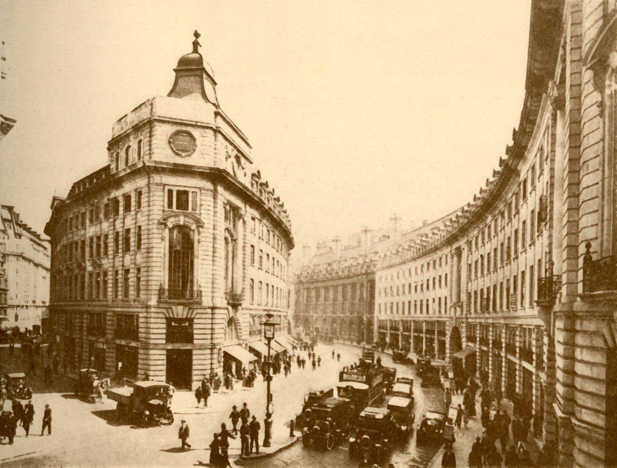 Regent Street ricostruita, c1930 da Unbekannt
