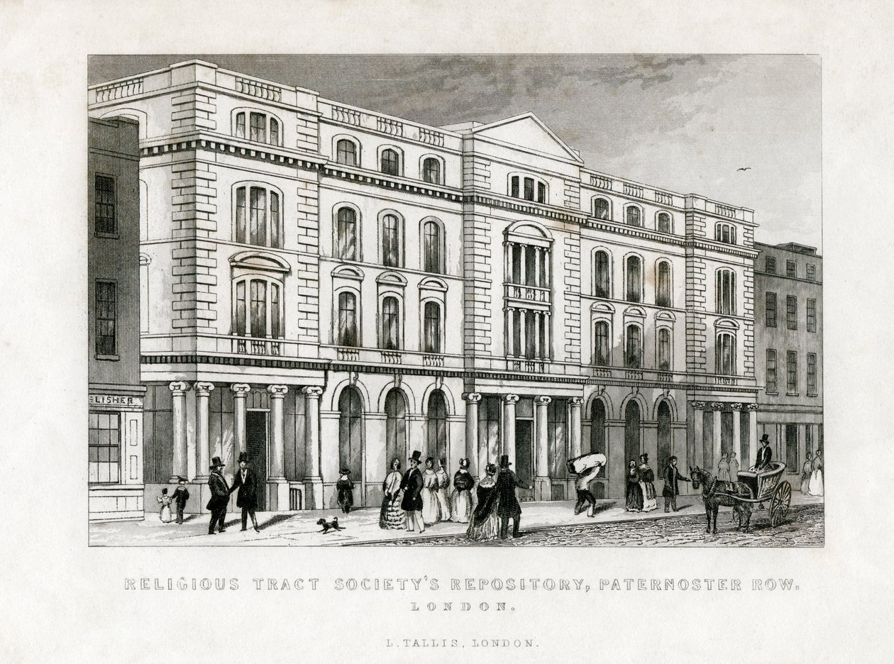 Deposito della Religious Tract Society, Paternoster Row, Londra, XIX secolo da Unbekannt