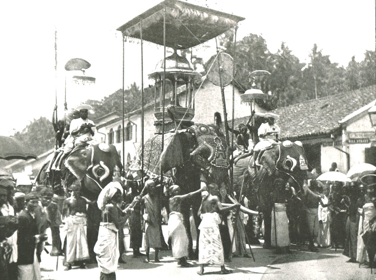 Processione religiosa, Colombo, Ceylon da Unbekannt