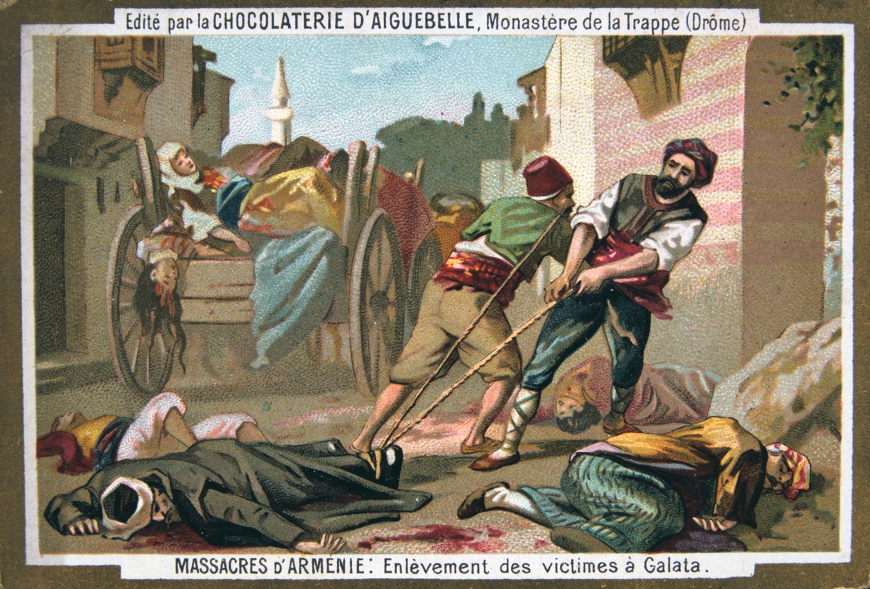 Rimozione delle vittime a Galata, 1895 da Unbekannt