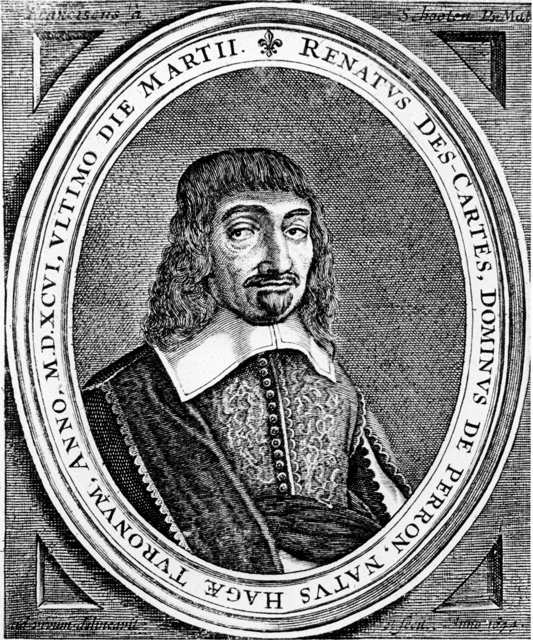 René Descartes, filosofo e matematico francese da Unbekannt