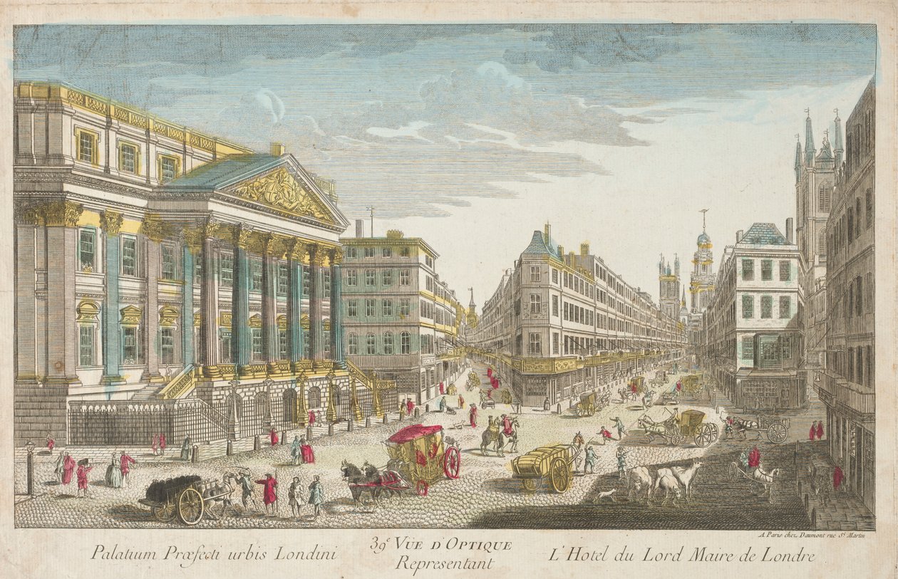 Residenza del Lord Mayor di Londra, XVIII secolo da Unbekannt