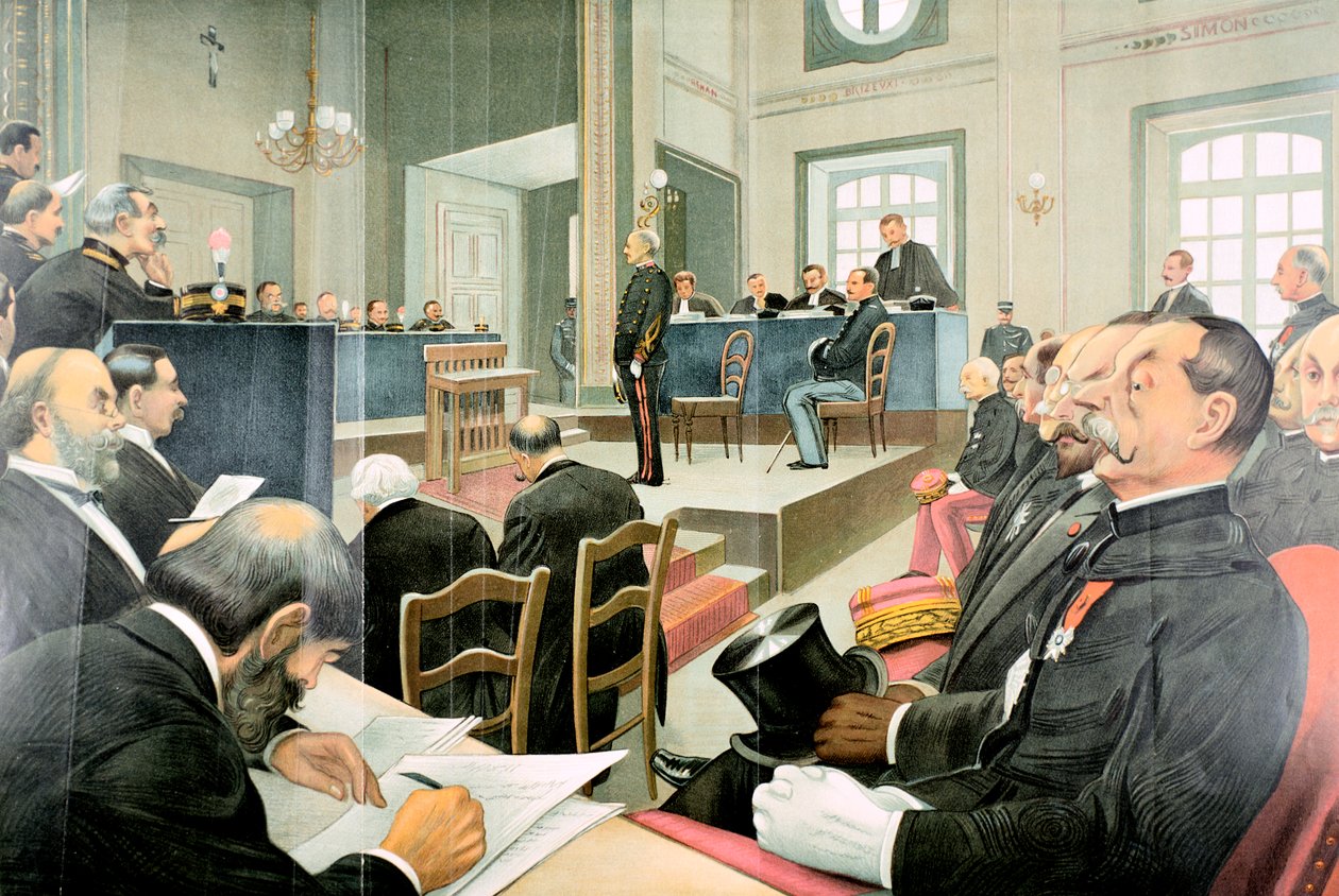 Riesame di Albert Dreyfus, Rennes, Francia, 1899 da Unbekannt