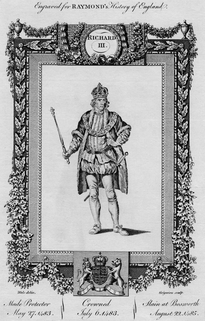 Riccardo III, c1787 da Unbekannt
