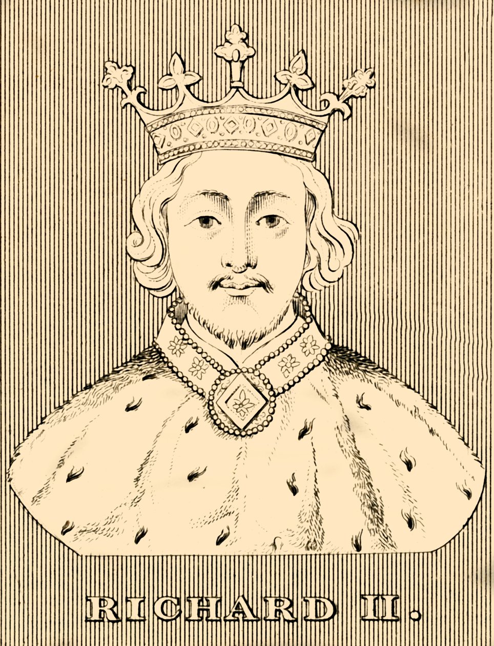 Riccardo II, 1367-1400, 1830 da Unbekannt