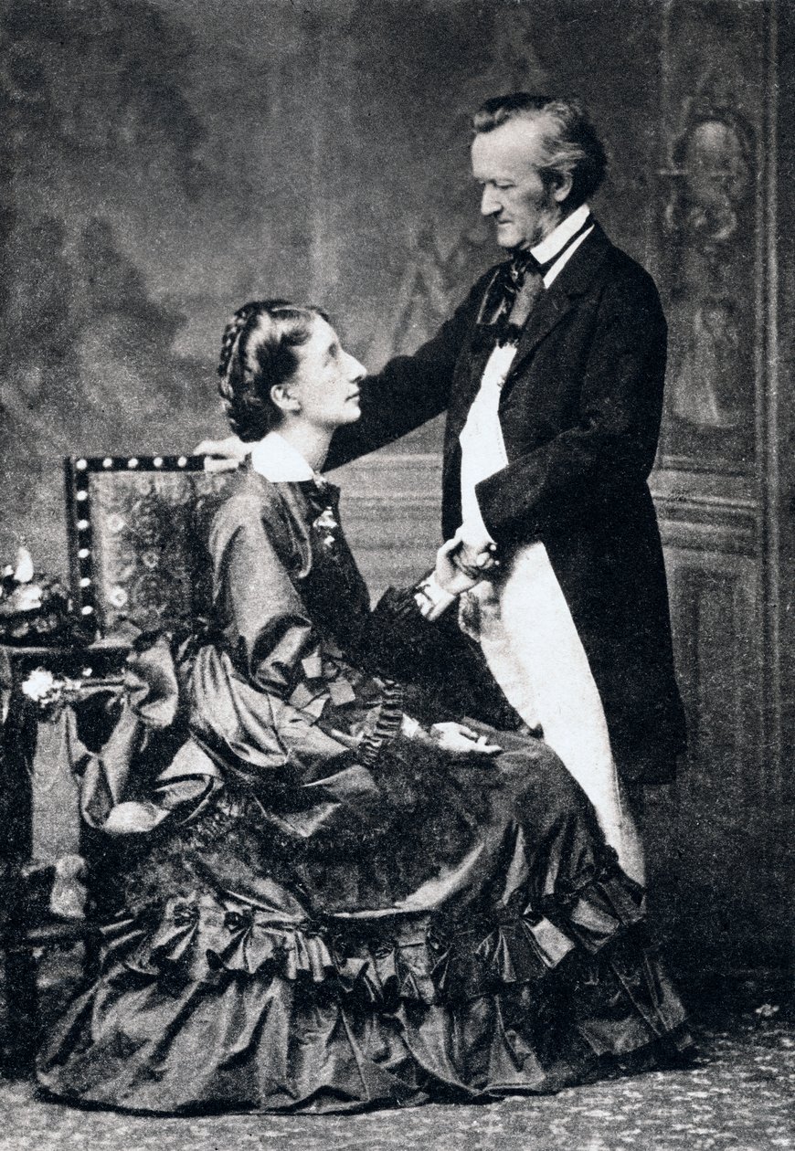 Richard e Cosima Wagner, fine XIX secolo da Unbekannt