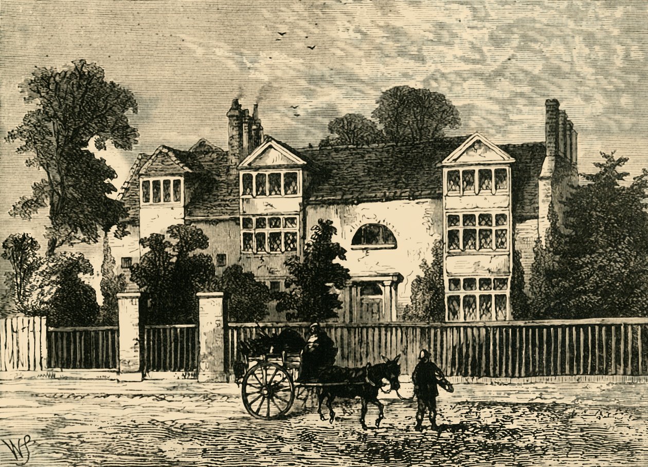 Casa di Richardson a Parsons Green, 1799, c1878 da Unbekannt