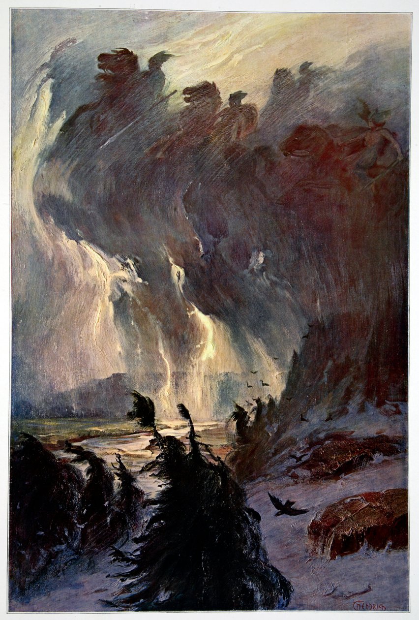 La cavalcata delle Valchirie, 1906 da Unbekannt