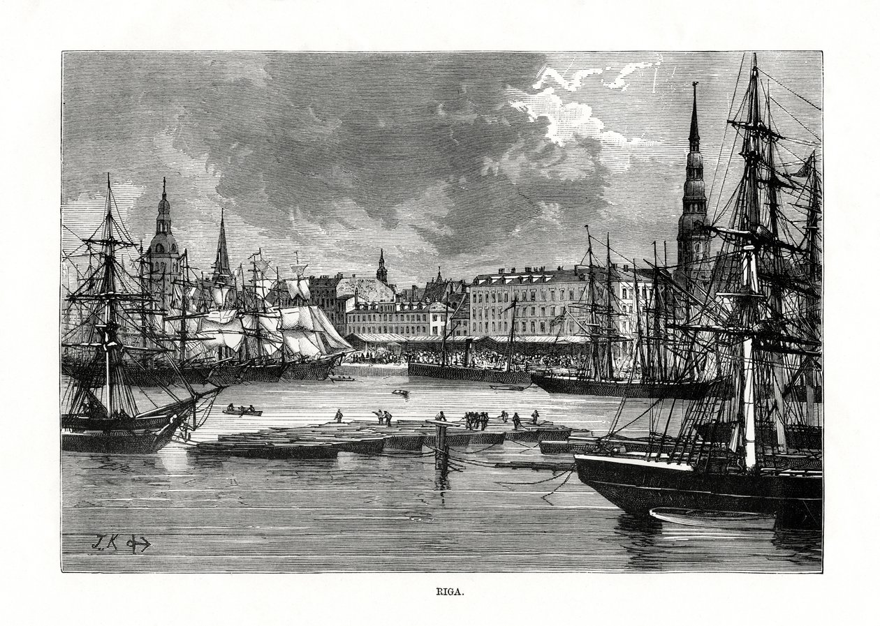 Riga, Lettonia, 1879 da Unbekannt