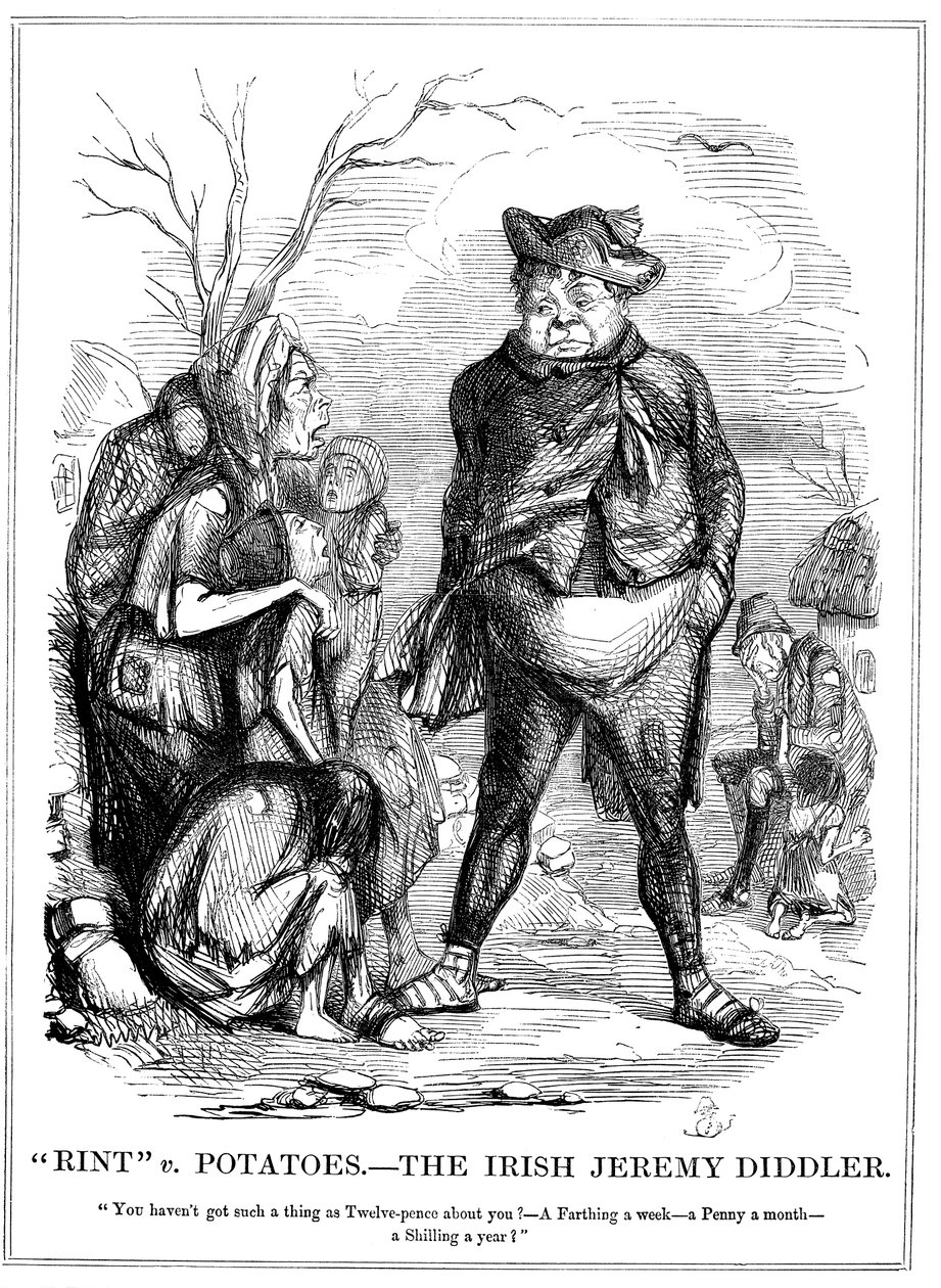 Rint v Patate - Il Jeremy Diddler Irlandese, 1845 da Unbekannt