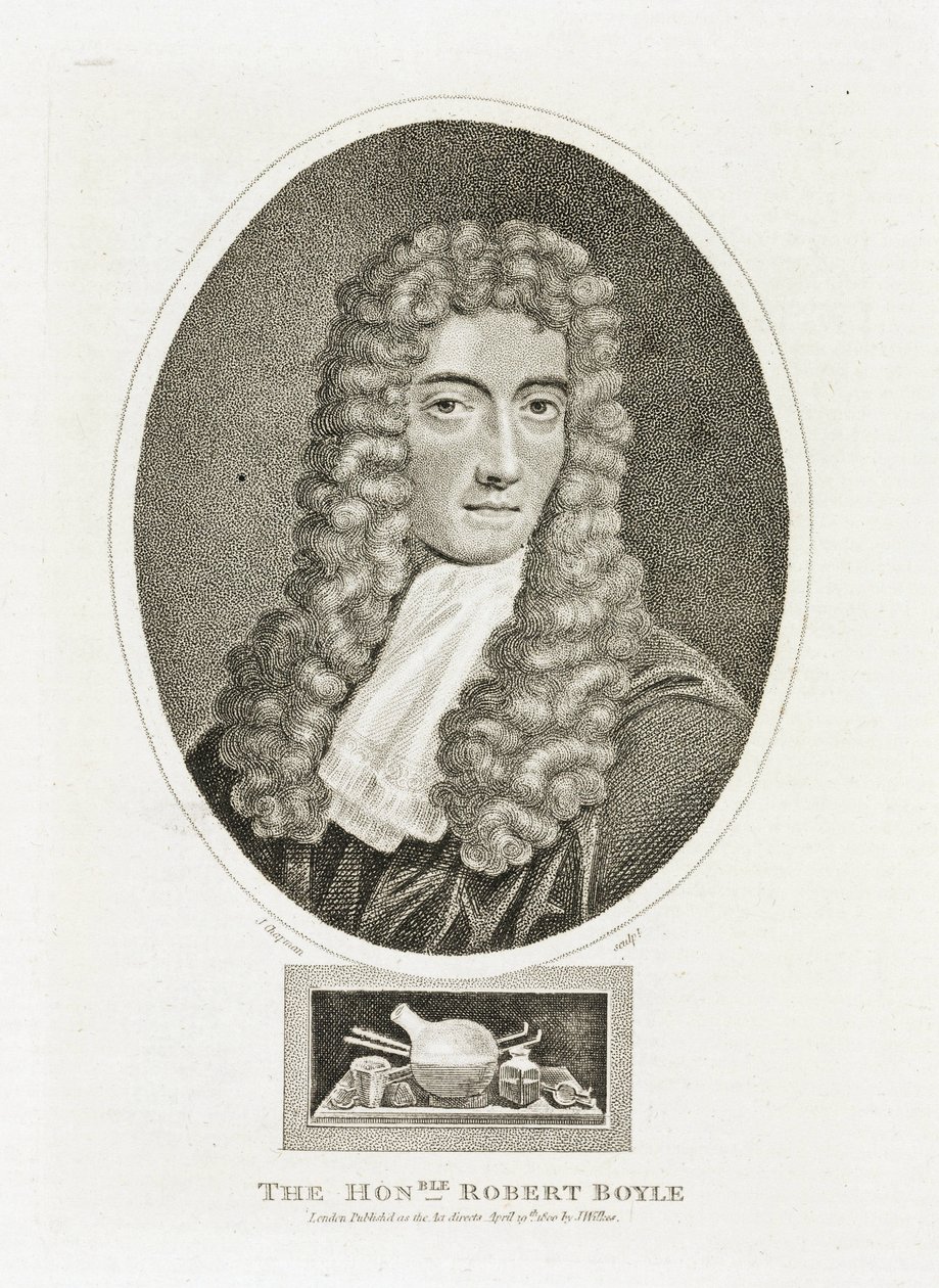 Robert Boyle (1627-1691), fisico e chimico irlandese da Unbekannt