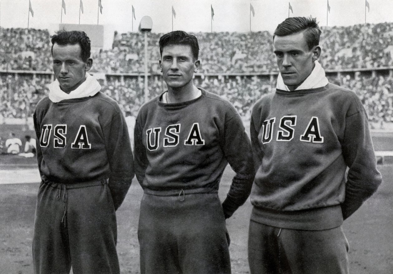 Robert Clark, Glenn Morris, John Parker, decatleti americani, Olimpiadi di Berlino, 1936 da Unbekannt