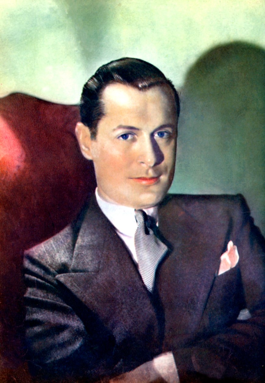 Robert Montgomery, attore e regista americano, 1934-1935 da Unbekannt