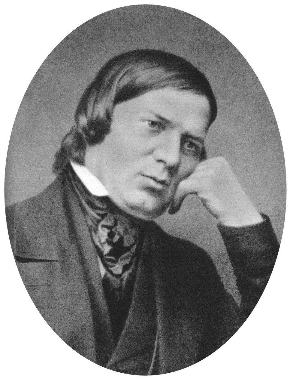 Robert Schumann 1810-1856, compositore tedesco, estetista e critico musicale influente da Unbekannt