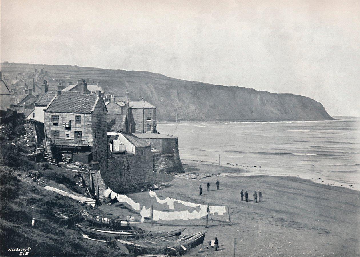 Robin Hoods Bay - Il villaggio e la baia, 1895 da Unbekannt